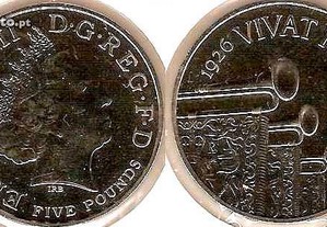 Grã-Bretanha - 5 Pounds 2006 - soberba