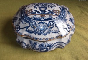 Caixa porcelana MUITO antiga - JD Collection