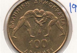 Grécia - 100 Drachmes 1999 - soberba