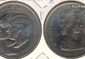 Grã-Bretanha - 25 New Pence 1981 - soberba