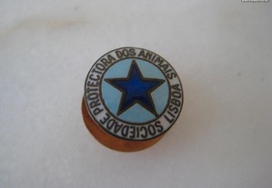 Pin/botão Lapela sociedade protetoraanimais,anos80