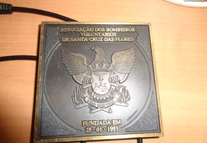 Medalha Bombeiros Santa Cruz Das Flores Açores