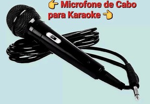 Microfone de cabo para coluna