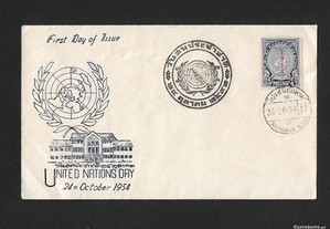 Envelope do 1º dia. Tailãndia 1954