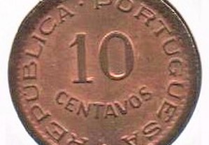 Angola - 10 Centavos 1948 - soberba