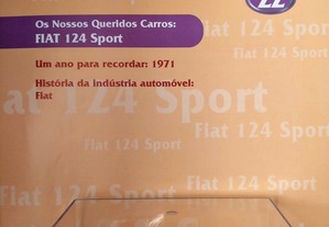 * Miniatura 1:43 Colecção Queridos Carros Nº 22 Fiat 124 Sport (1971) Com Fascículo