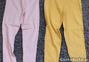 2 Leggins Calas Menina 5-6 Anos Modalfa