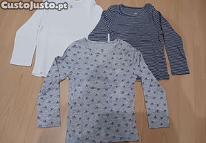 Pack de 3 camisas interiores - 4 a 5 anos