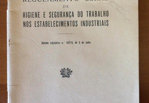 Regulamento Geral Higiene Seguranca 1973 - Moçamb