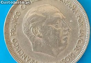 25 Pesetas de 1957 Francisco Franco