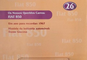 * Miniatura 1:43 Colecção Queridos Carros Nº 26 Fiat 850 (1967) Com Fascículo