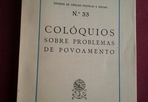 Colóquios Sobre Problemas de Povoamento-Lisboa-1960
