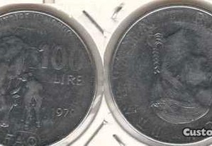 Itália - 100 Lire 1979 - soberba FAO