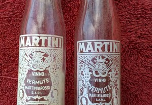 garrafas antigas Martini