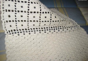 3 bolsas crochet p/guardanapo, década 1950