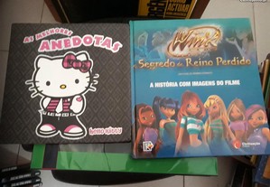 Obras de Hello Kitty e Winx ( livro do Filme)
