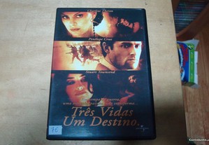 Dvd original tres vidas um destino
