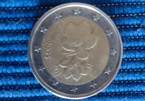 Moeda 2 euros Finlândia 2005 coleção