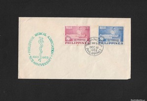 Envelope do 1º dia. Filipinas 1953