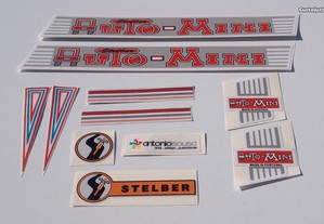 Stelber auto Mini autocolantes stickers emblemas