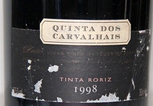 Quinta Dos Carvalhais de 1998 -Tinta Rodiz _Sogrape -Vila Nova Gaia