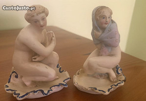 Figuras femininas em cerâmica