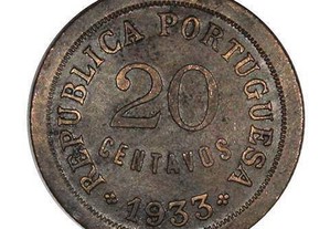 Guiné 20 Centavos 1933