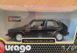 Miniatura de carro VW Golf mk1 gti, escala 1.24.