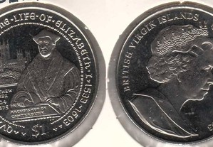 Ilhas Virgens Britânicas - 1 Dollar 2003 - soberba