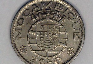 Moçambique 2 Escudos e 50 Centavos 1953