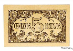 Cédula 5 Centavos 1918