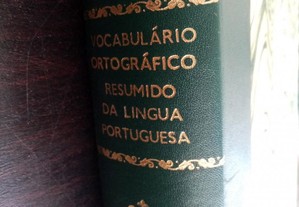 livro: "Vocabulário ortográfico resumido da língua portuguesa"