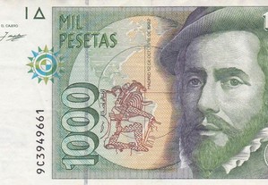 Nota de 1000 pesetas