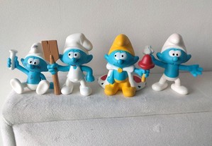 Lote de 4 figuras Smurfs
