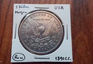 Moeda 1 Dólar USA 1890 CC - Rara