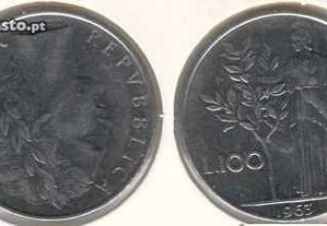 Itália - 100 Lire 1963 - bela/soberba
