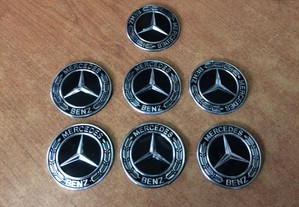 Símbolos Emblemas NOVO em Alumínio Mercedes 5,8 Cm Diâmetro 