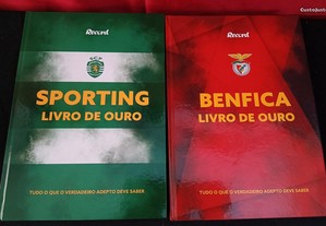 Livros de ouro Benfica e Sporting