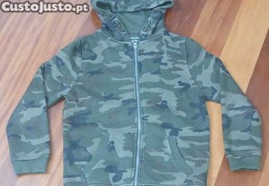 Casaco para crian�a com capuz - 8 a 9 anos