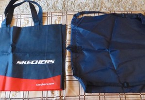 Mochila Impermeável e saco Exclusivo Skechers Novo - Mochila fechada cabe num bolso