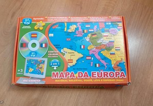 Puzzle Mapa da Europa (infantil)