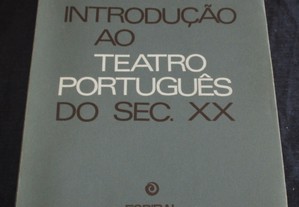 Livro Introdução ao Teatro Português do Século XX Duarte Ivo Cruz