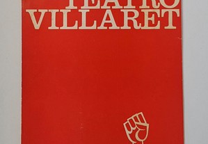 TEATRO Villaret // Programa Ilustrado Luis de Lima 1974
