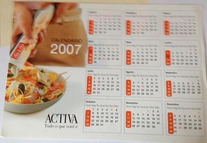 Calendário Activa-2007