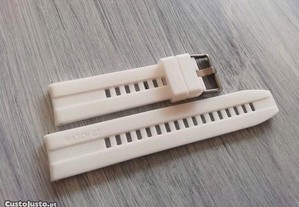 20mm Bracelete em silicone, GT (Nova) Branca