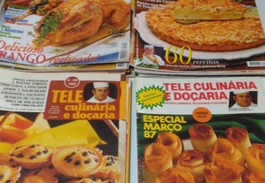 Livros e revistas de culinária