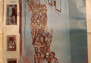 Vieira da Silva-Cartaz-XXV de Abril de 1974 -A Poesia está na Rua