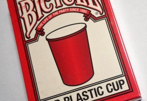 Baralho de Cartas Bicycle Red Plastic Cup