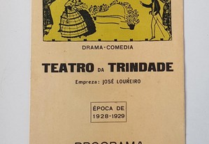 TEATRO da Trindade // Programa "Braz Cadunha" de Samuel Maia 1928