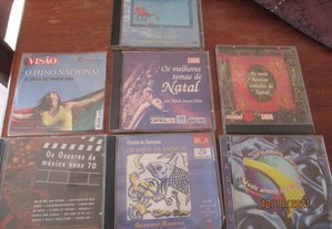 7 cd's de diversos tipos de música